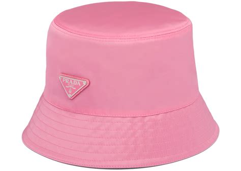 pink prada bucket hat